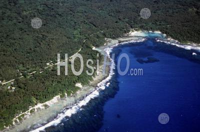 Vanuatu Aerial View Of Efate Island Rocky Coast - Aerial Photography