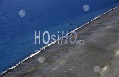 France Corsica Island Cape Corse Nonza Beach And Black Sand - Photographie Aérienne