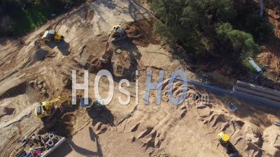 Building Site, La Valentine - Video Drone Footage