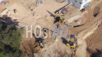 Chantier De Construction, La Valentine, Vidéo Drone