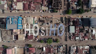 Topshot City Of Cotonou, Video Drone Footage