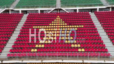 Ahmadou Ahidjo Stadium In Yaounde, Video Drone Footage