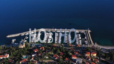 Flight Over Marina Icici - Video Drone Footage