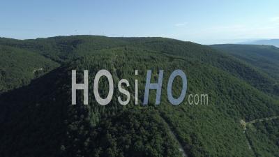 Road In Marsanne Hills - Video Drone Footage