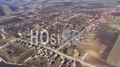 Village De Triteni, Roumanie Vidéo Drone 