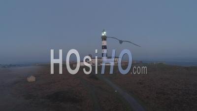 Night At The Creac'h Lighthouse In Ushant