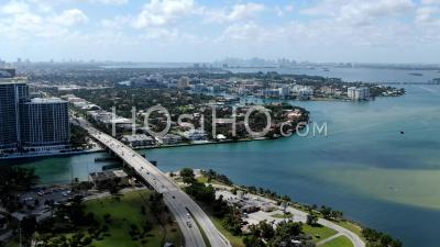 Aerial Hyperlapse Of North Miami Beach - Video Drone Footage