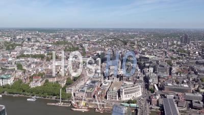 Blackfriars, Charing Cross, Aldwych Et Midtown, Londres, Filmés Par Hélicoptère