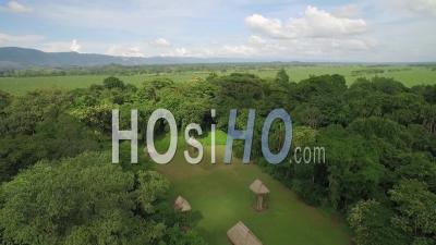 Vue Aérienne Des Ruines Mayas De Quirigua - Vidéo Drone