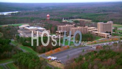 1990s - Aerial View Over Quantico Marine Army Military Headquarters In Virginia