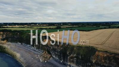 Pointe Du Hoc, Normandy, France, Video Drone Footage
