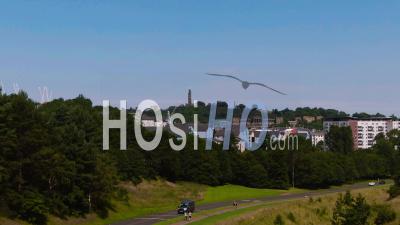 Calton Hill à Edimbourg (ecosse) -Vidéo Drone