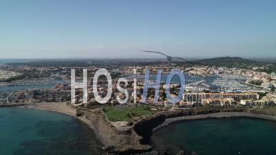 Vue Aérienne Du Cap D'agde - Vidéo Drone En été