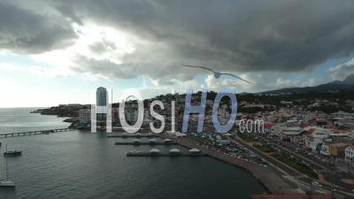 Vue Aérienne De Fort-De-France, Martinique - Vidéo Par Drone