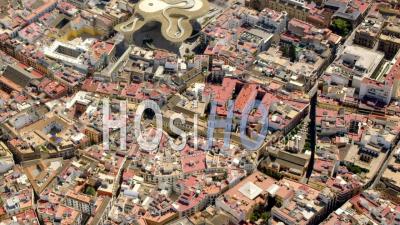 Aerial View Of The Historic Center Of Seville