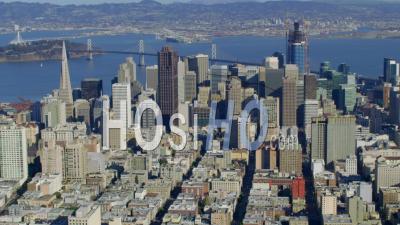 Aerial View Downtown San Francisco
