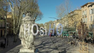 Aix-En-Provence Cours Mirabeau Avenue - Vidéo Drone