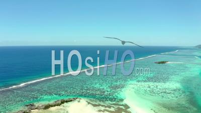 Lagune De Moorea ,, Polynésie Française, Vidéo Drone, Océan Pacifique, France