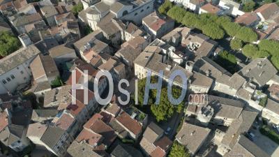 Saint-Remy-De-Provence Village In Provence - Video Drone Footage