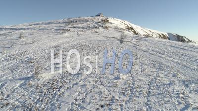 Hohneck Pic En Hiver, Vosges, France - Vidéo Drone