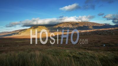 Clouds Over Scottish Highlands At Autumn