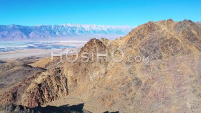 The Vast Owens Valley Region Reveals The Eastern Sierras Of California And Mt. Whitney In Distance - Aerial Video By Drone