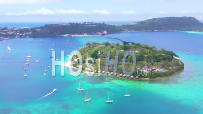 2019 - Port Vila, Vanuatu Et Iririki Island Resort And Spa - Vidéo Aérienne Par Drone