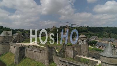 Castle Of Fougeres, Brittany, France - Aerial Video By Drone
