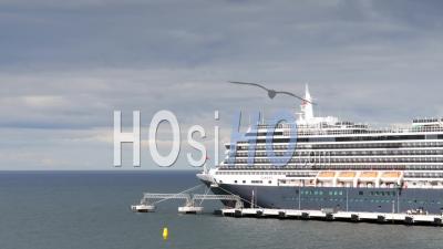 Time Lapse, Cruise Ship In Visby Harbor