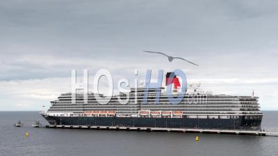 Time Lapse, Cruise Ship In Visby Harbor