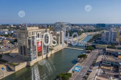 Hotel De Region In Montpellier, During Covid-19 - Aerial Photography