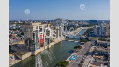 Hotel De Region In Montpellier, During Covid-19 - Aerial Photography