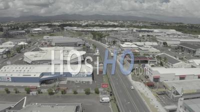 Industrial Zone Of Jarry Confined, Guadeloupe - Video Drone Footage