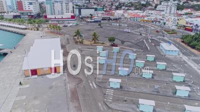Containment For Covid-19 In Fort-De-France, Martinique, By Drone