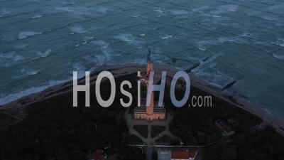 Phare Des Baleines Lighthouse - Video Drone Footage
