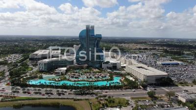 Casino Et Hôtel De Guitare Hard Rock Seminole - Hollywood, Floride - Vidéo Par Drone