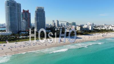 Belle Miami Beach / South Beach - Vidéo Par Drone Vidéo