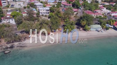 Containment For Covid-19 In Anses D Arlet, Martinique, By Drone