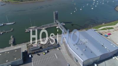 Empty Lorient La Base Of Lorient, At Day15 Of Covid-19 Outbreak, France - Video Drone Footage
