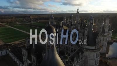 The Majestic Chateau De Chambord - Video Drone Footage