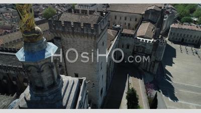 Palais Des Papes - Video Drone Footage