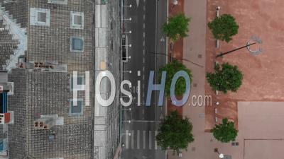 Rue Déserte De Lyon, Confinement - Vidéo Drone