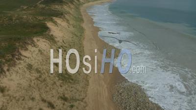 Gouillots Beach Drone Point Of View During Covid-19 Outbreak
