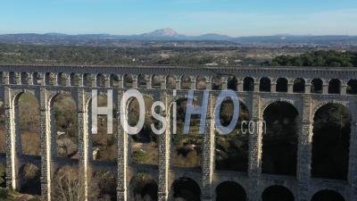 Aqueduct Of Roquefavour - Video Drone Footage