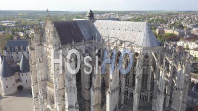 Cathédrale Saint-Pierre De Beauvais, France - Vidéo Drone
