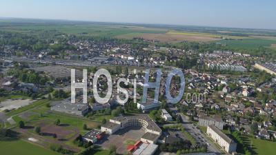 School La Fontaine College, Crepy-En-Valois - Video Drone Footage