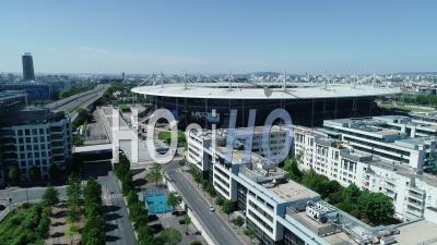 Aerial View Of Stade De France, Saint Denis - Video Drone Footage