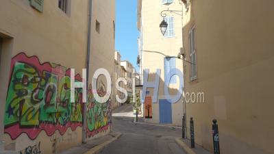 Marseille City At Day 25 Of Covid-19 Lockdown, France - Ground Video