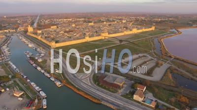 Port Of Aigues-Mortes - Video Drone Footage