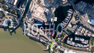 L'imagerie Verticale De Canary Wharf, Développement De La Tour Des Docklands, Isle Of Dogs, Londres, Filmé Par Pa-34